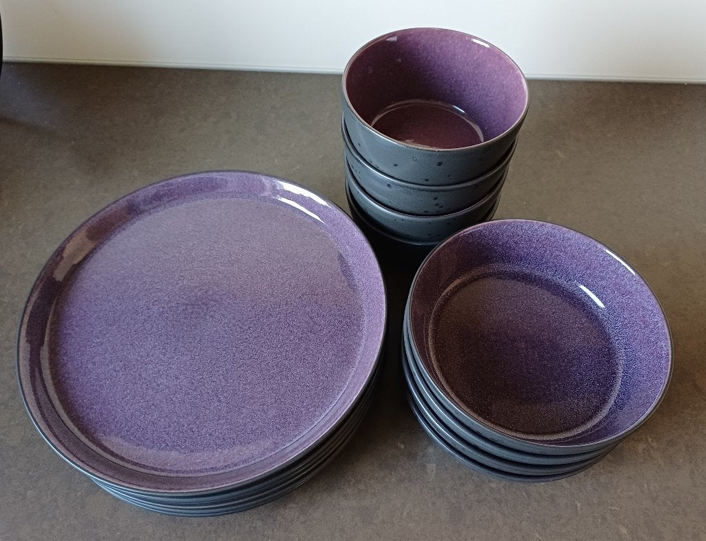 Servies bitz, Huis en Inrichting, Ophalen, Gebruikt, Bord(en)