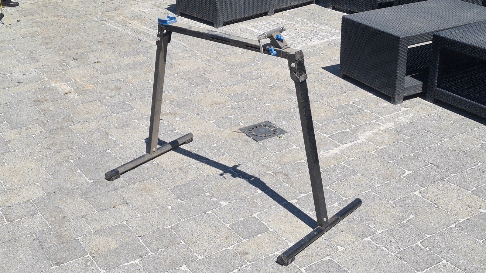 Tacx fietsstandaard, Ophalen
