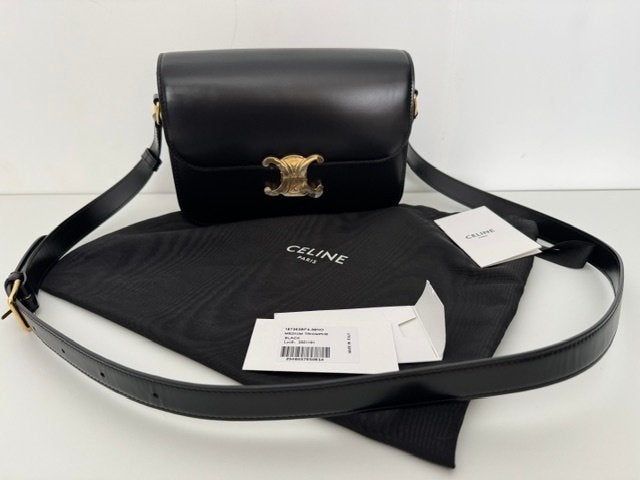 Celine Triomphe zwart, Ophalen, Nieuw, Zwart