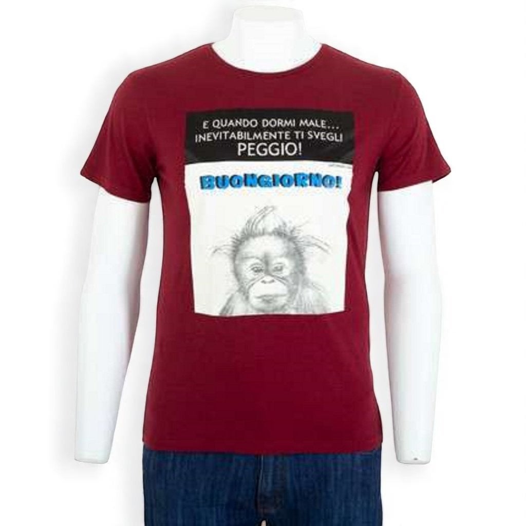 Glo-Story bordeaux t-shirt, maat M, Ophalen of Verzenden, Nieuw, Maat 48/50 (M), Rood