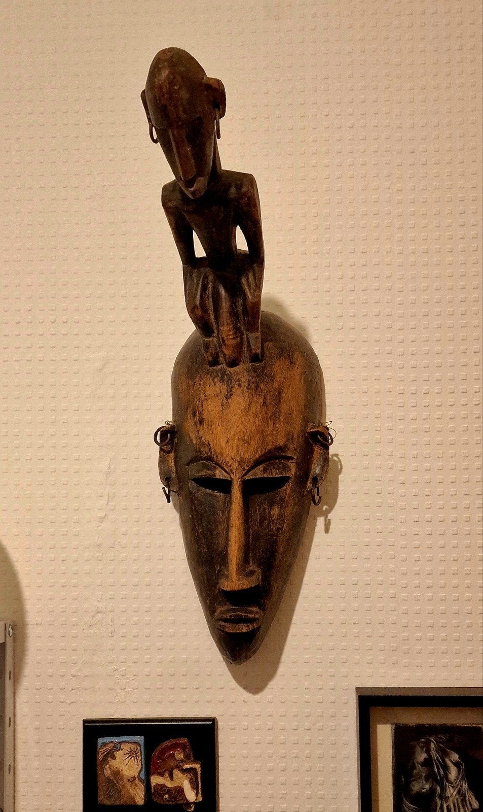 monumentaal masker uit de Ivoorkust, Antiek en Kunst, Kunst | Niet-Westerse kunst, Ophalen, Masker