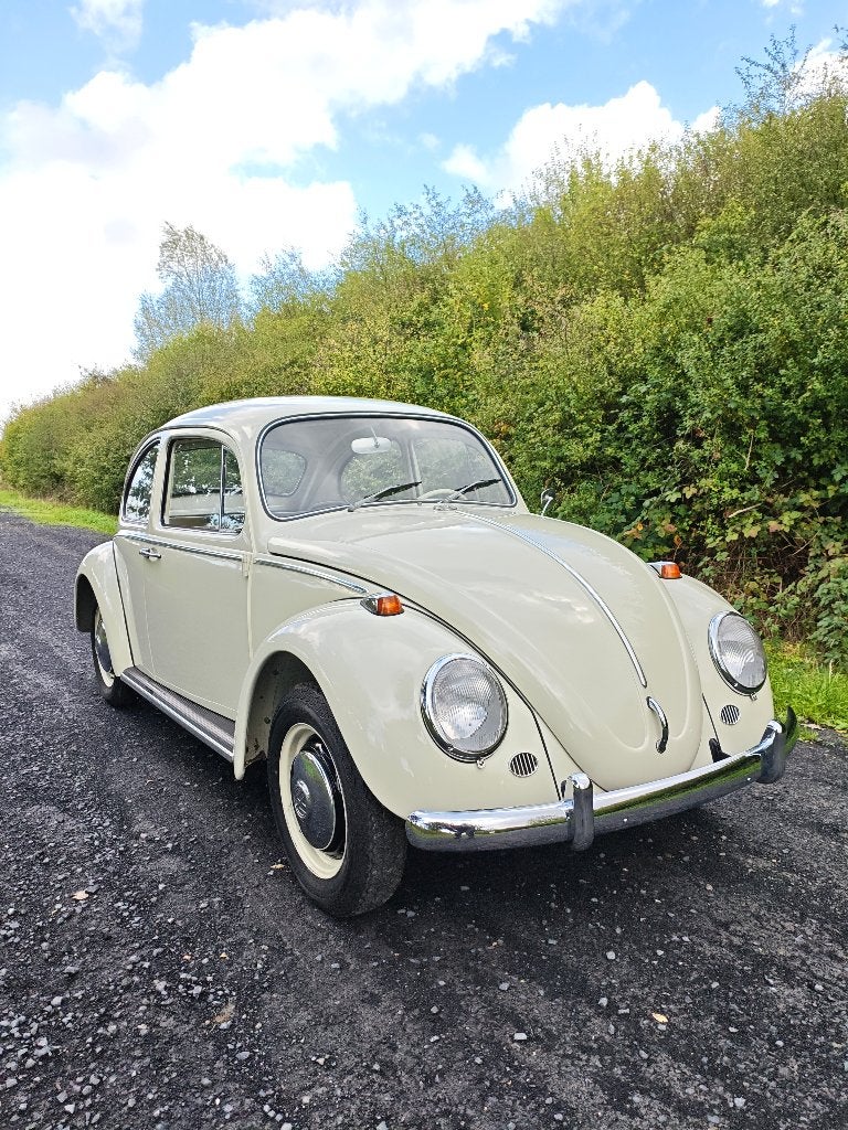 Vw kever 1200a bwj 1966 gerestaureerd gekeurd + garantie, Auto's, 4 cilinders, Wit, Handgeschakeld, https://public.car-pass.be/vhr/385edb95-7768-4183-a184-6277e4ba60de