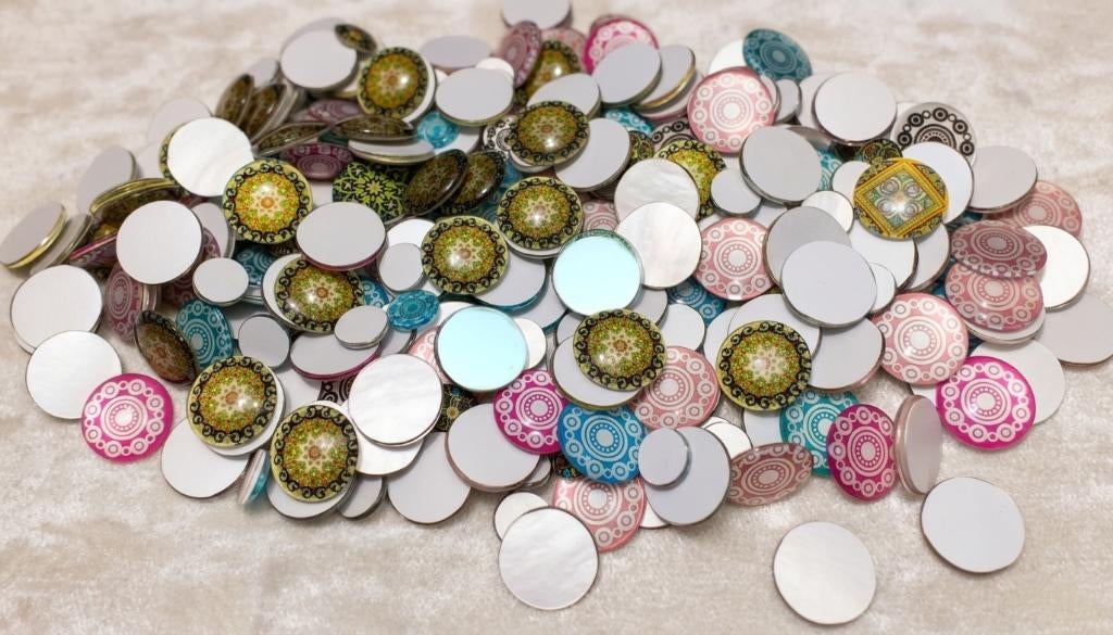 248 Cabochons mandala mix, Hobby en Vrije tijd, Ophalen of Verzenden, Nieuw, Overige typen