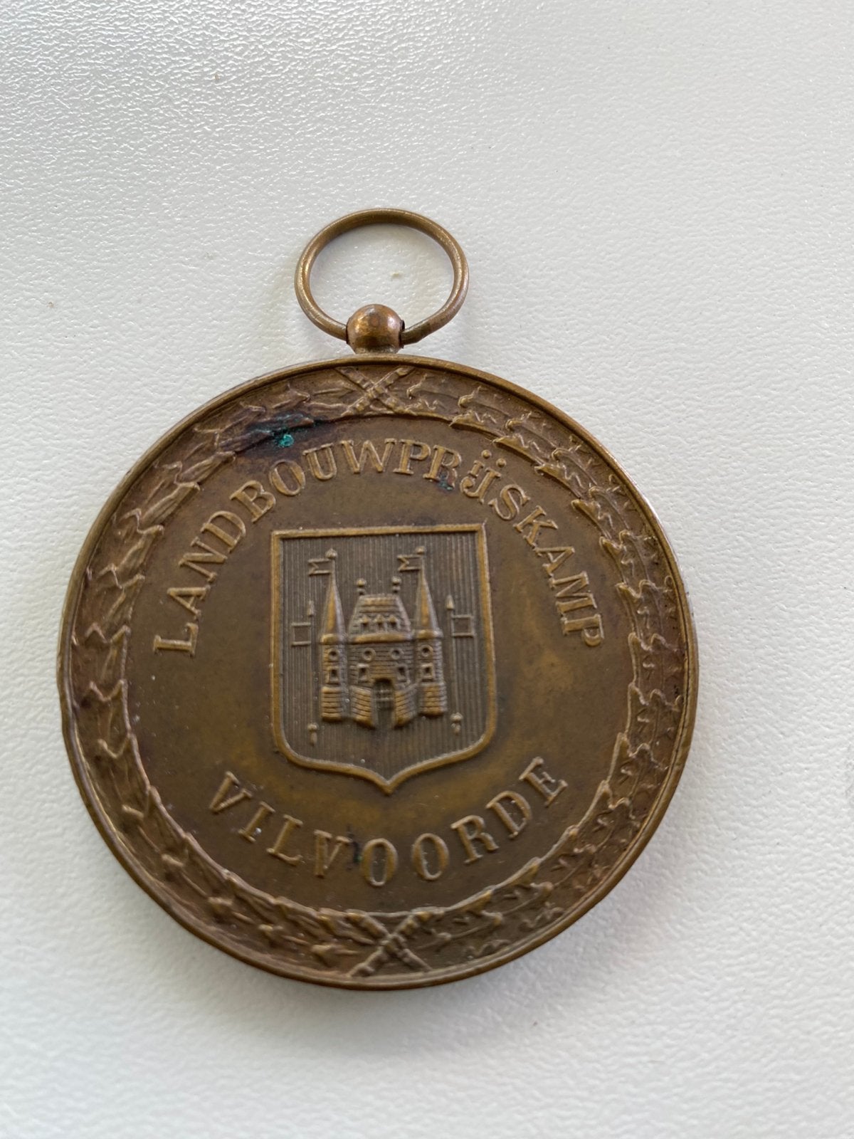 Medaille landbouwprojskamp vilvoorde, Postzegels en Munten, Penningen en Medailles, Ophalen