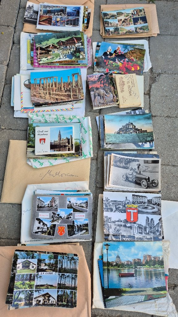 Verzameling postkaarten, Verzamelen, Ophalen