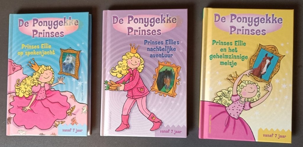 De Ponygekke Prinses, geschreven door Diana Kimpton, Boeken, Ophalen of Verzenden, Zo goed als nieuw, Diana Kimpton
