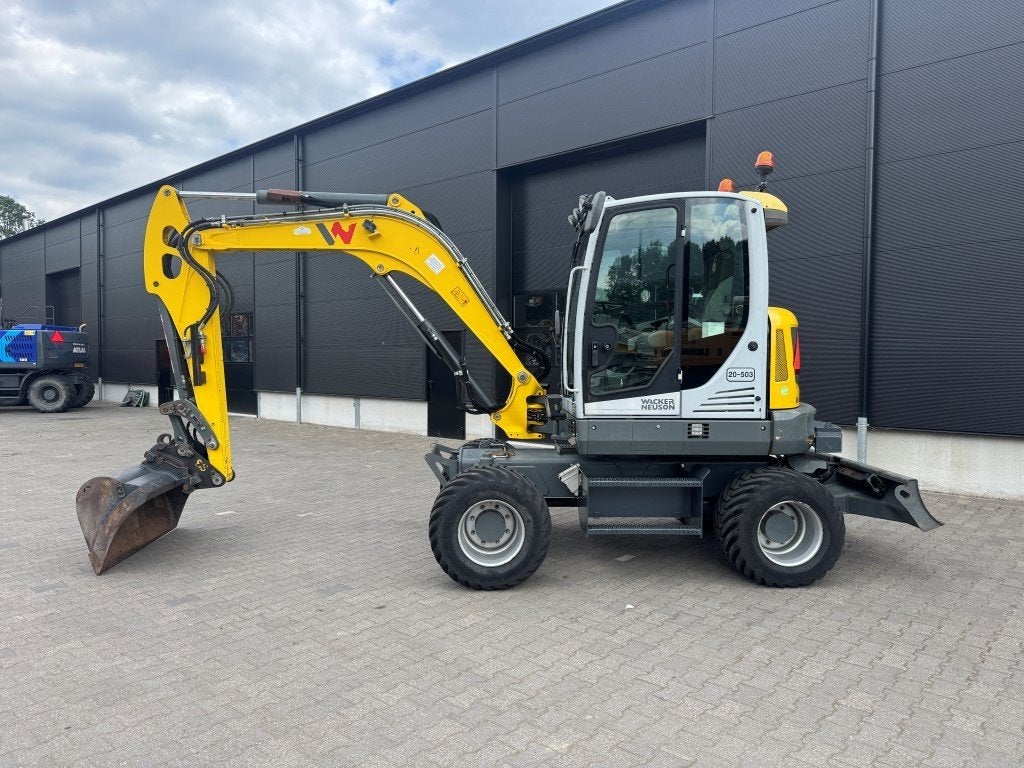 Wacker Neuson EW65 banden kraan 3500 uur !, Enlèvement, Excavatrice