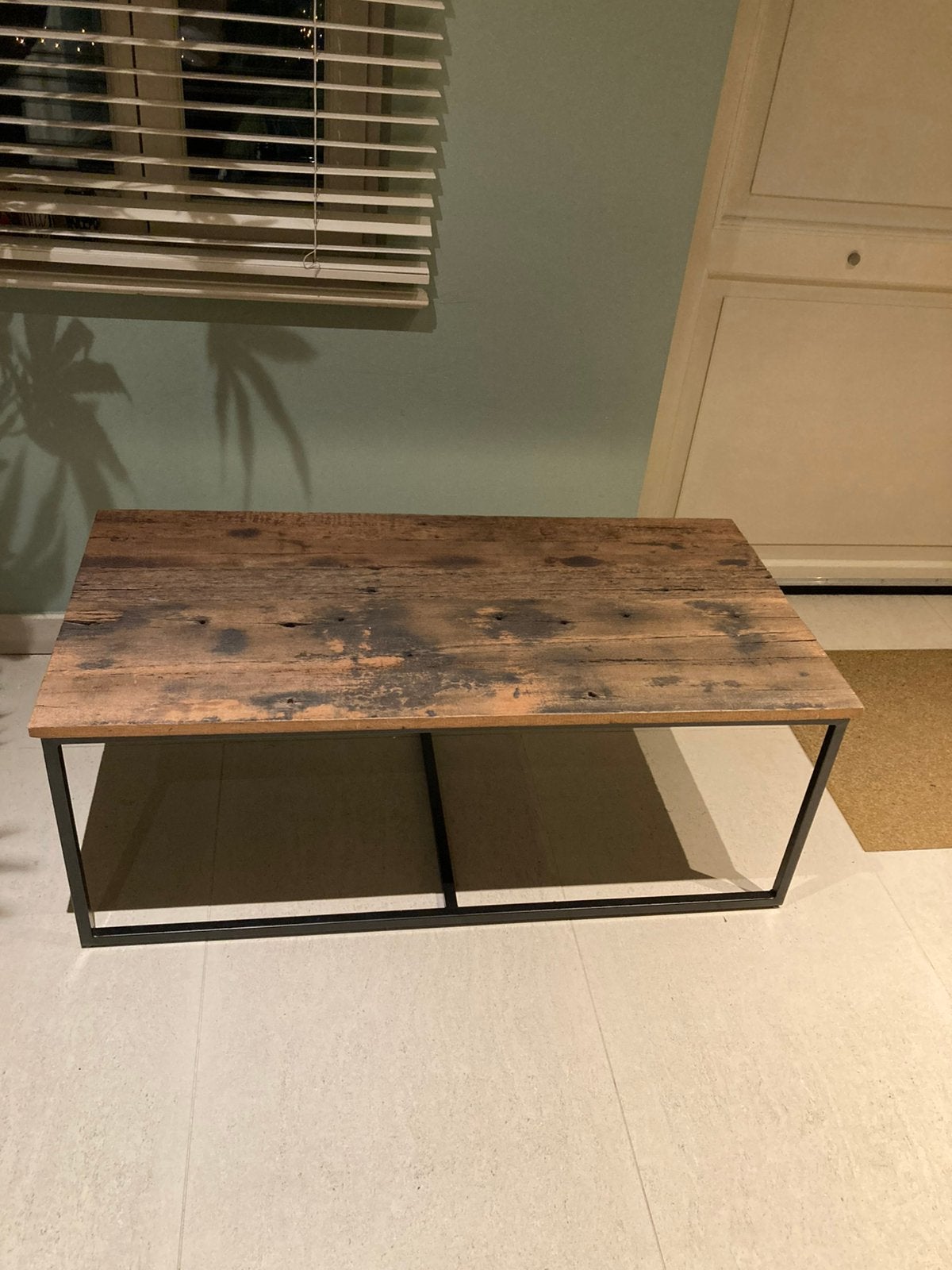 Salontafel Industrieel Steigerhout, Ophalen, Zo goed als nieuw