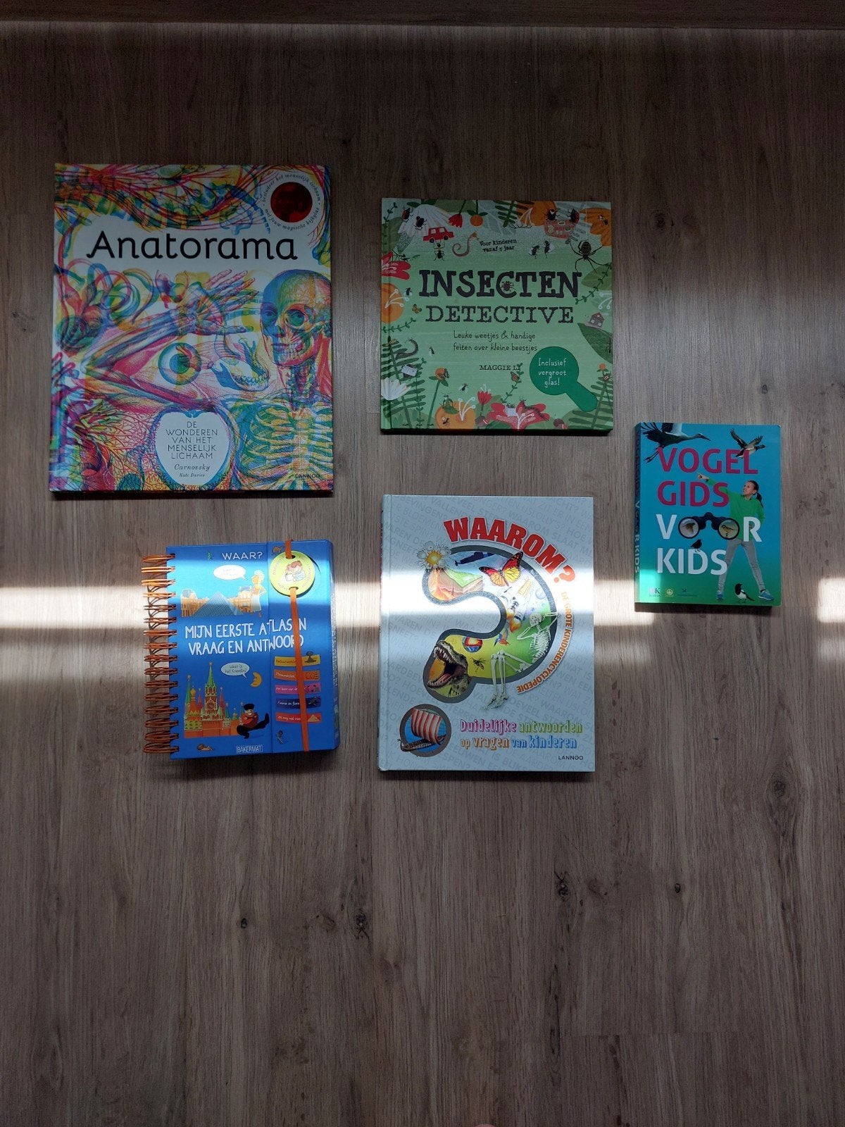 Boeken voor grote en kleine wetenschappers, Ophalen