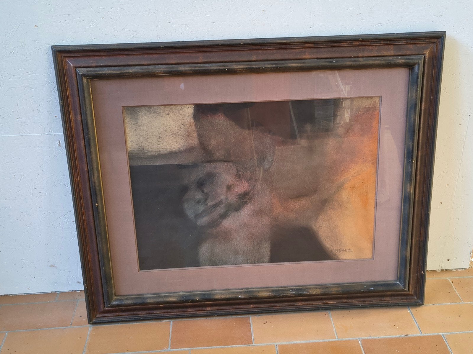 Kunstwerk Achiel Hutsebaut 1977, Antiek en Kunst, Ophalen