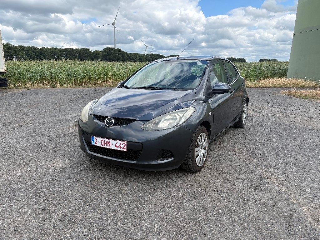 Mazda 2 - bouwjaar 2008 - 168.607 km, Auto's, Mazda, Handgeschakeld, 5 deurs, Particulier, Zilver of Grijs