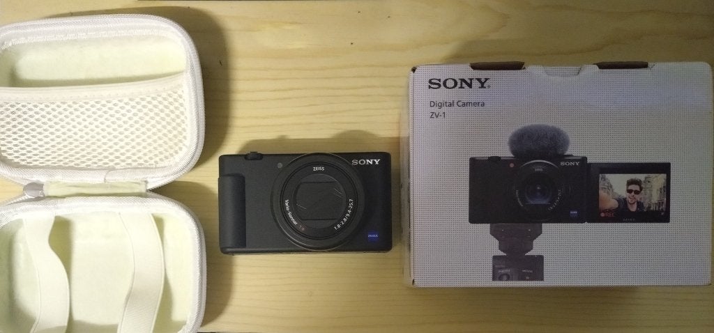 Sony ZV-1 + originele doos + hoesje (zo goed als nieuw), Ophalen of Verzenden, Zo goed als nieuw, Sony