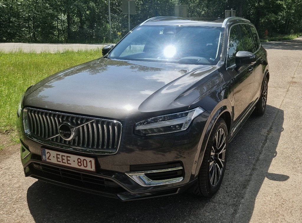 Volvo XC90 Hybride, eerste eingenaar full option, Autos, Argent ou Gris, Achat, Euro 6, Entreprise