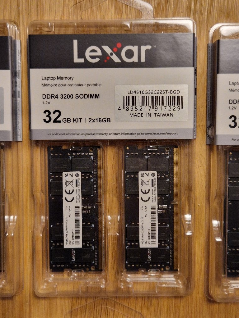 NOUVEAU ! LEXAR DDR4 SO-DIMM 2 x 16 Go, 32 Go, 3 200 MHz, Informatique & Logiciels, Neuf, 32 GB, Enlèvement ou Envoi, DDR4