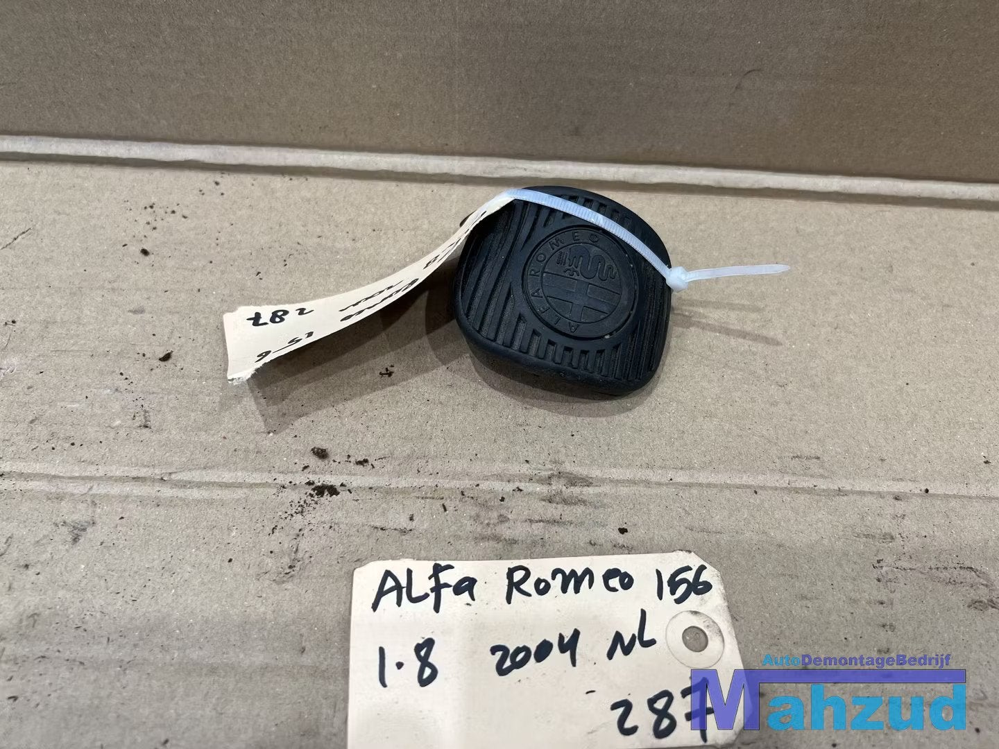 ALFA ROMEO 156 Rempedaal rubber 1997-2005, Gebruikt, Dpofca@stellantis.com, Stellantis Europe S.p.A., Alfa Romeo