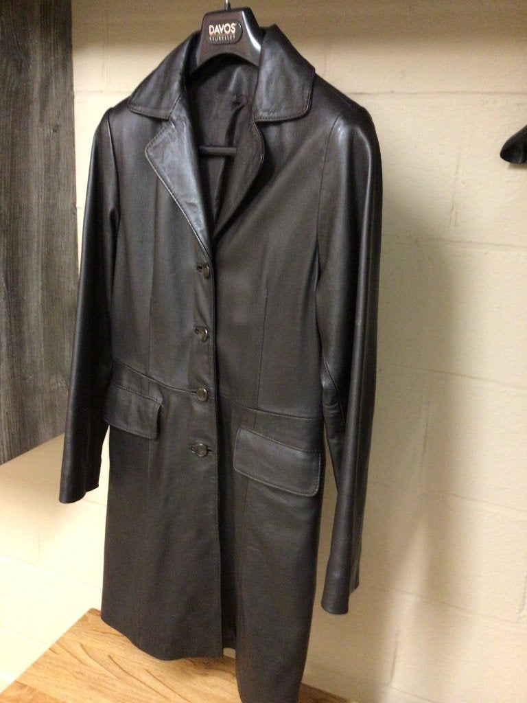 Manteau cuir comme neuf taille 38, Vêtements | Femmes, Enlèvement, Comme neuf, Brun
