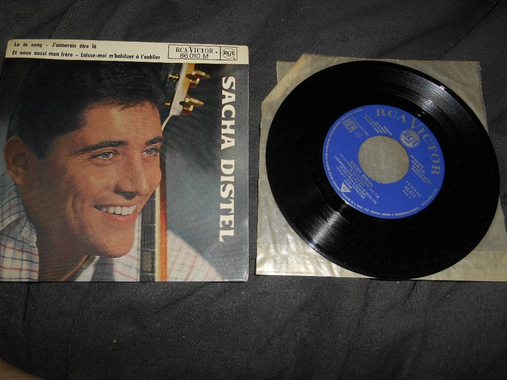 45T 4 pistes Sacha Distel La la song, Enlèvement ou Envoi