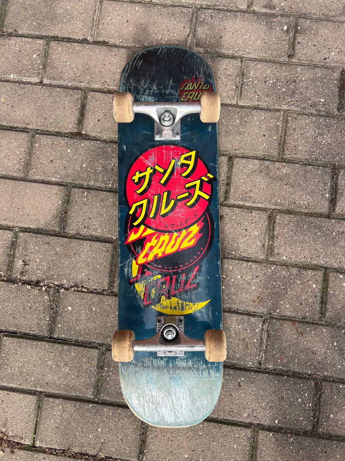 Santa cruz skateboard zelf samengesteld, Enlèvement, Utilisé, Skateboard
