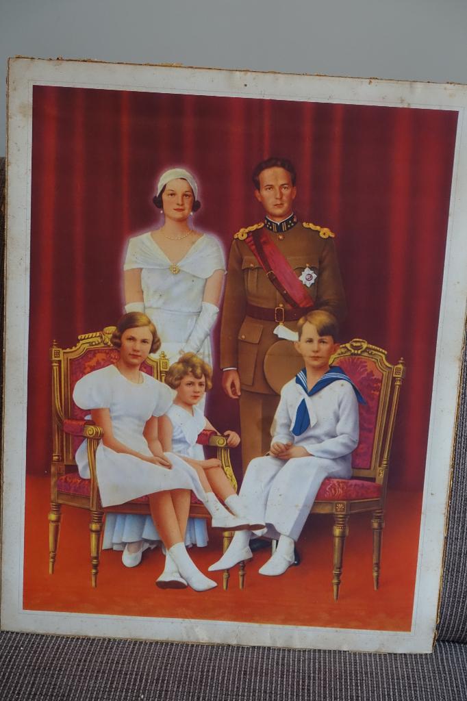 RYL #7 - FAMILIEFOTO LEOPOLD III EN ASTRID & KINDEREN, Collections, Enlèvement ou Envoi, Utilisé, Carte, Photo ou Gravure