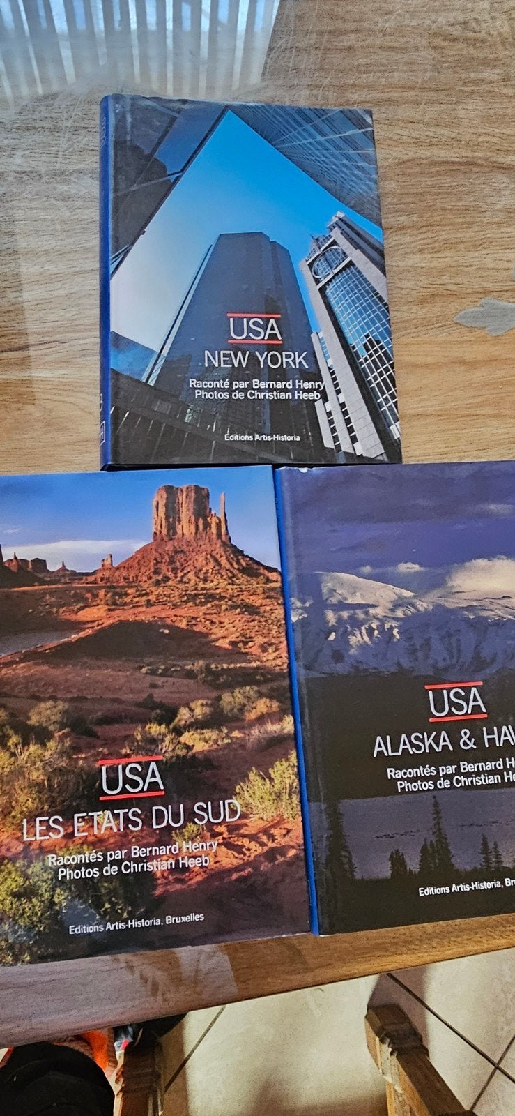 3 livre usa, Boeken, Ophalen