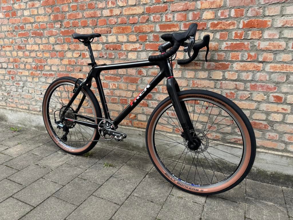 Trek full carbon 26 inch retro MTB - commuter gravel build, Fietsen en Brommers, 10 tot 15 versnellingen, Zo goed als nieuw, Schijfrem