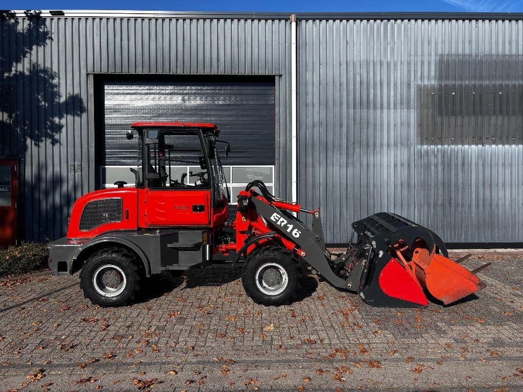 EVERUN ER16 kniklader shovel bouwjaar 2018, Zakelijke goederen, Ophalen, Wiellader of Shovel