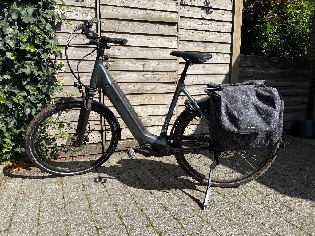 Elektrische fiets - Giant Dailytour E+ LDS L - Grijs, Fietsen en Brommers, Ophalen, Giant, Zo goed als nieuw, 50 km per accu of meer