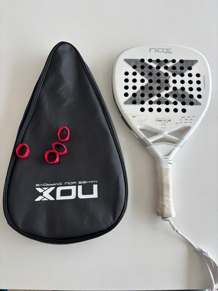 Nox AT10 Genius Attack 12K Alum Xtreme 2026, Sports & Fitness, Padel, Enlèvement, Comme neuf, Raquette de padel