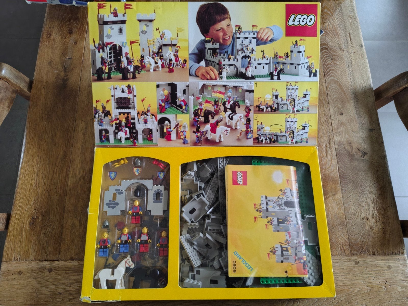Lego 6080 King's casttle + Inlay, Ophalen of Verzenden, Compleet, Lego