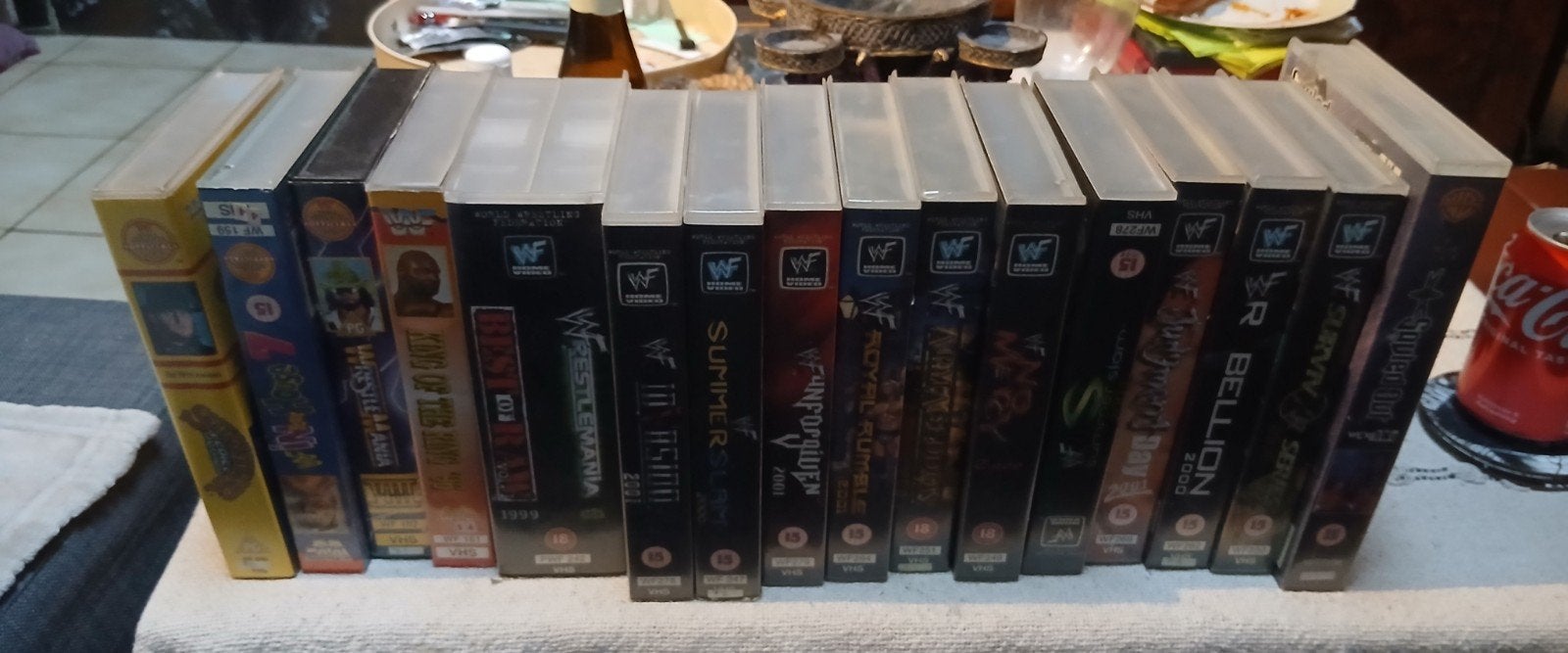 wwf vhs tapes, Ophalen, Gebruikt
