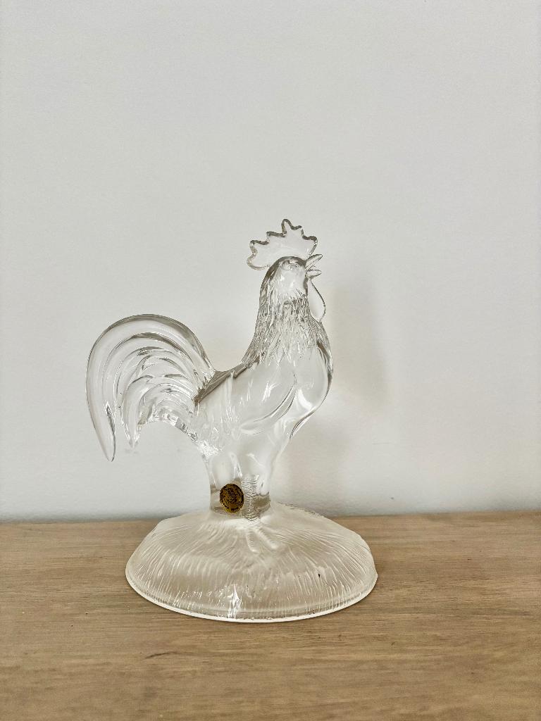 Figurine, statue cristal coq/poulet - cristal d'Arques Paris, Collections, Collections Animaux, Enlèvement ou Envoi, Comme neuf