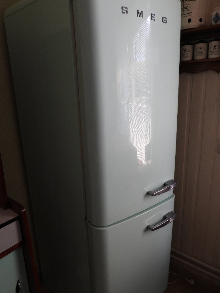 ijskast smeg, Elektronische apparatuur, Ophalen, 160 cm of meer, Energieklasse A of zuiniger, Niet werkend