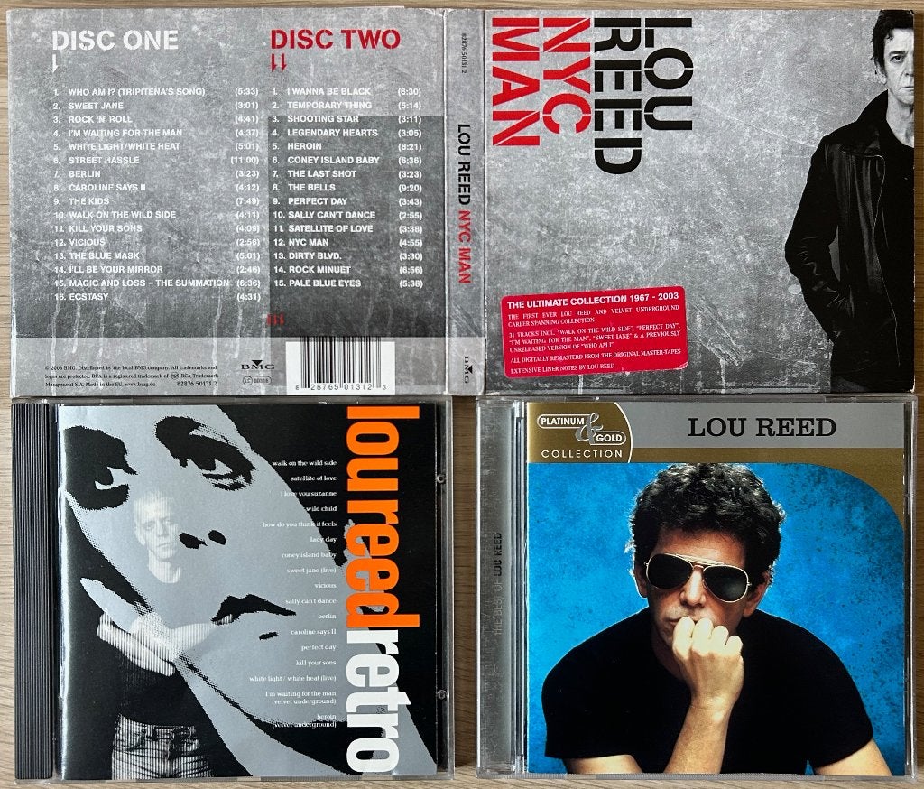 LOU REED - Best of (3 collecteurs de CD/CD/2 CD différents), Enlèvement ou Envoi, Comme neuf, Rock classique