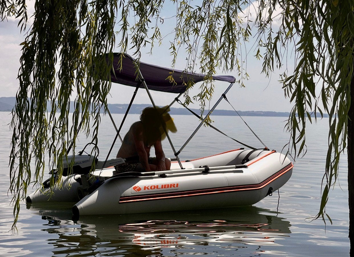 Rubberboot kolibri Km 300D, Watersport en Boten, Rubberboten, Ophalen, Anker, Hout, Kolibri