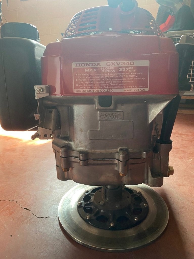 Honda Motor GXV340, Tuin en Terras, Ophalen, Nieuw, Benzine-grasmaaier, Honda