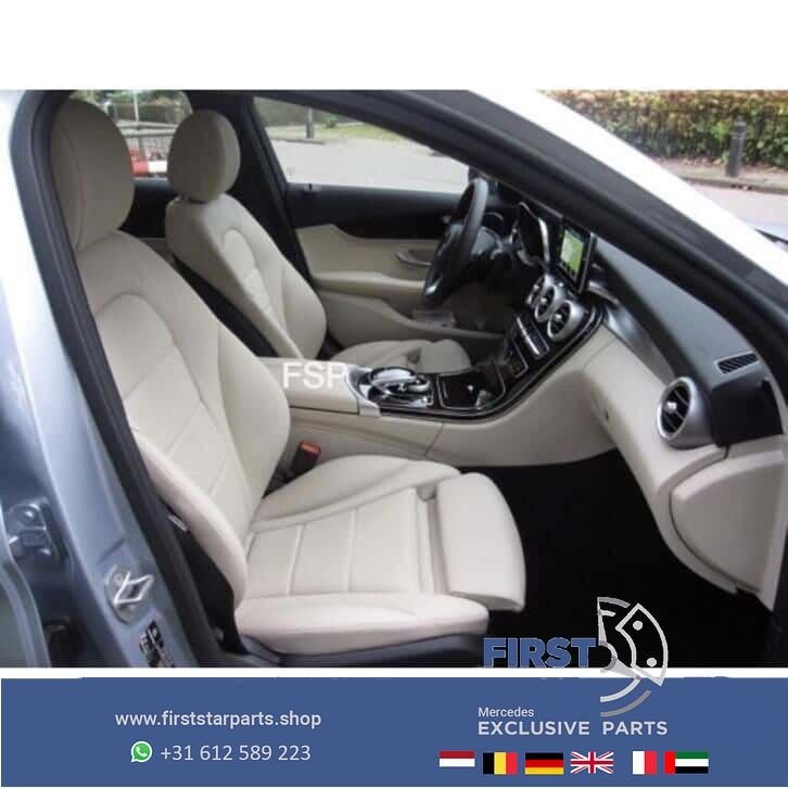 W205 Espresso Beige Interieur VolLeder Mercedes C Klasse 205, Utilisé, -, -, Enlèvement ou Envoi