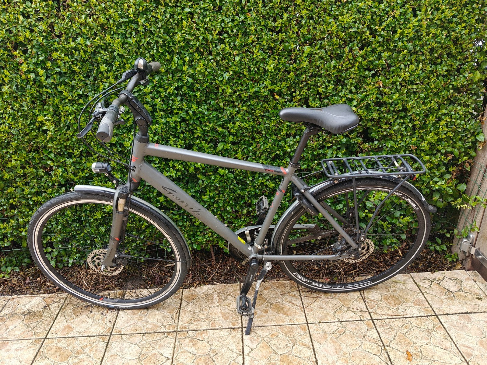 Herenfiets Granville 21 versnellingen, Ophalen