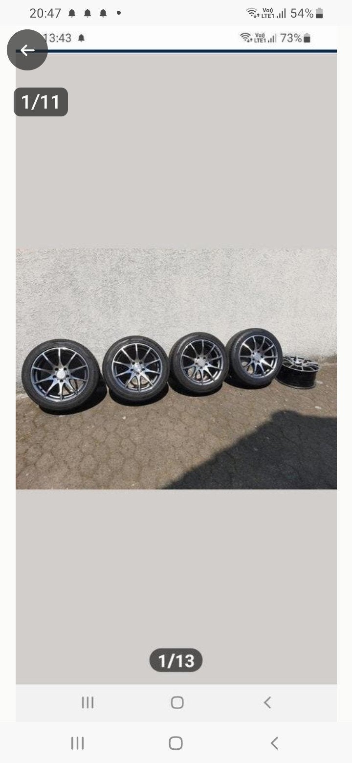 velgen 5x112, Ophalen, Band(en)
