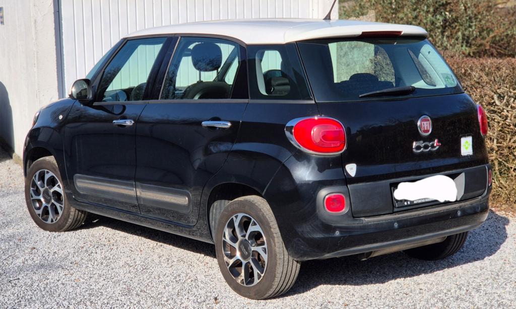 Fiat 500L CNG BENZ 1prop clima 2017.180mkm 5500€ ctok, Auto's, Fiat, Euro 6, CNG (Aardgas), Leder, 5 deurs
