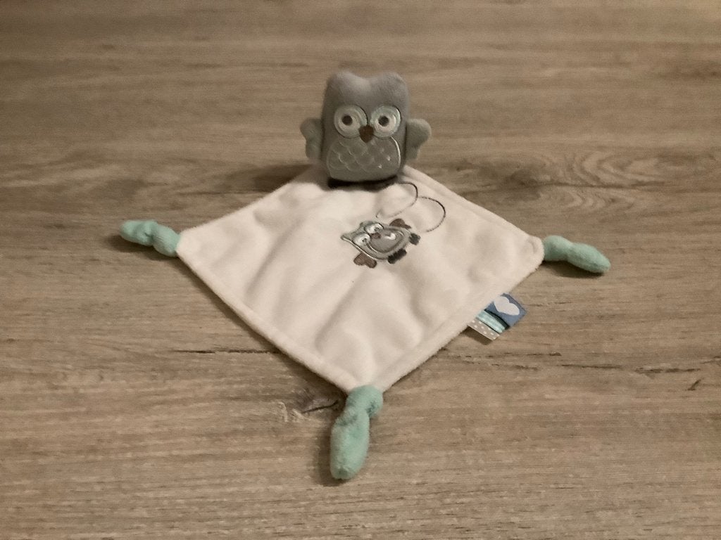 Baby Tiamo uil knuffeldoekje, Ophalen of Verzenden, Zo goed als nieuw, Overige typen