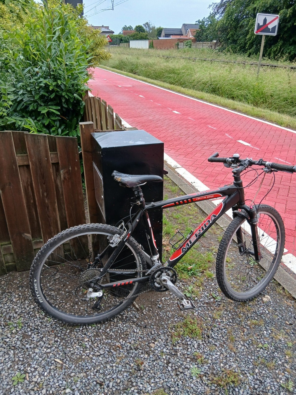 Crossfiets merida mtb, Ophalen