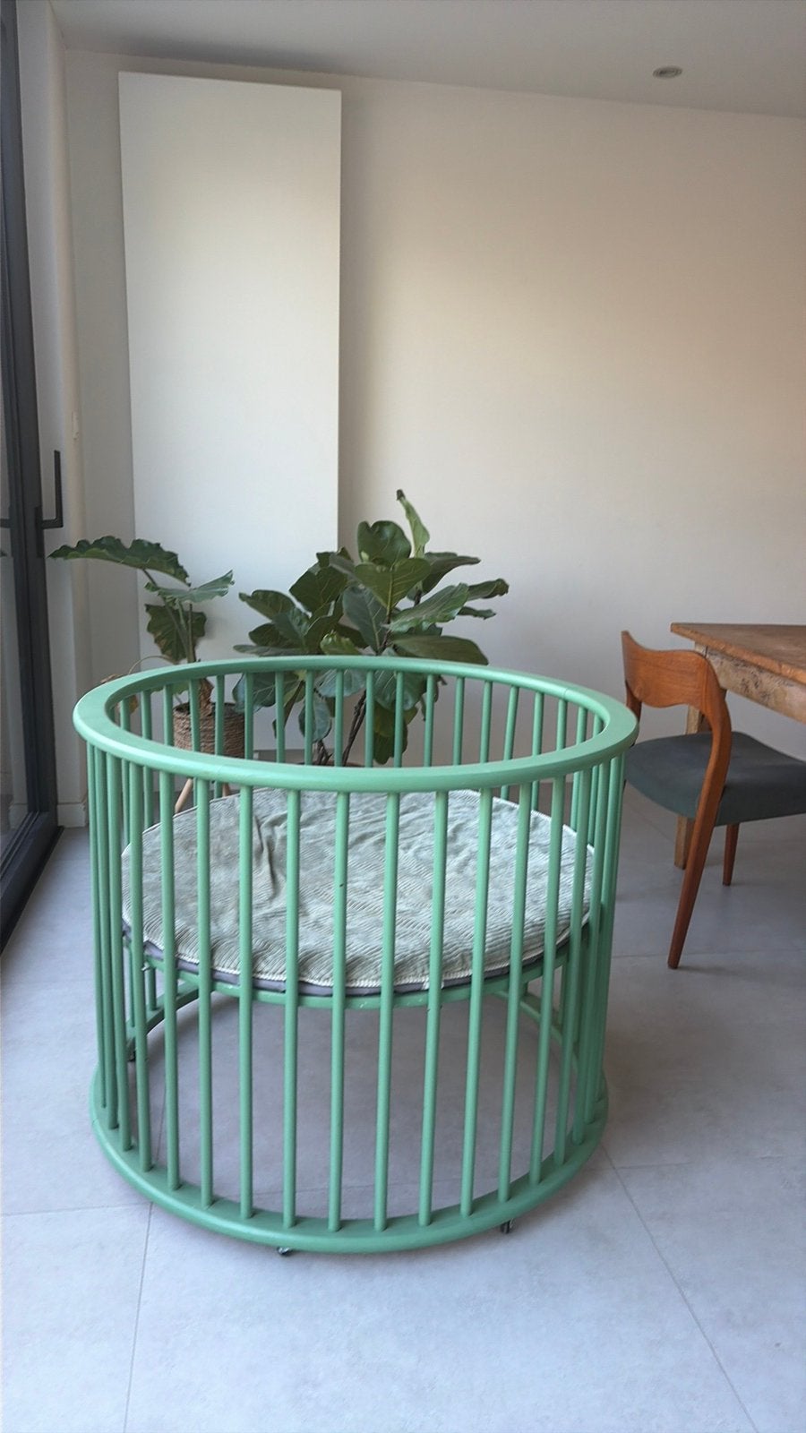 Baby park, Ophalen, Gebruikt, Rond, In hoogte verstelbaar