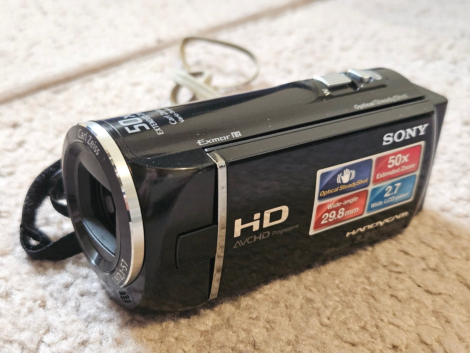 Sony Handycam HDR-CX280E Full HD camcorder, Audio, Tv en Foto, Videocamera's Digitaal, Camera, Geheugenkaart, Sony, Full HD, Ophalen