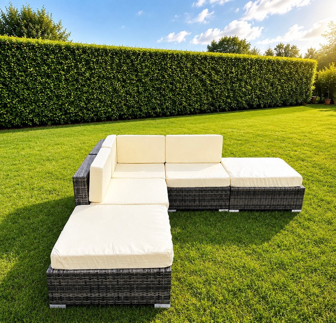 Lounge set, Tuin en Terras, Ophalen, Zo goed als nieuw, Wicker