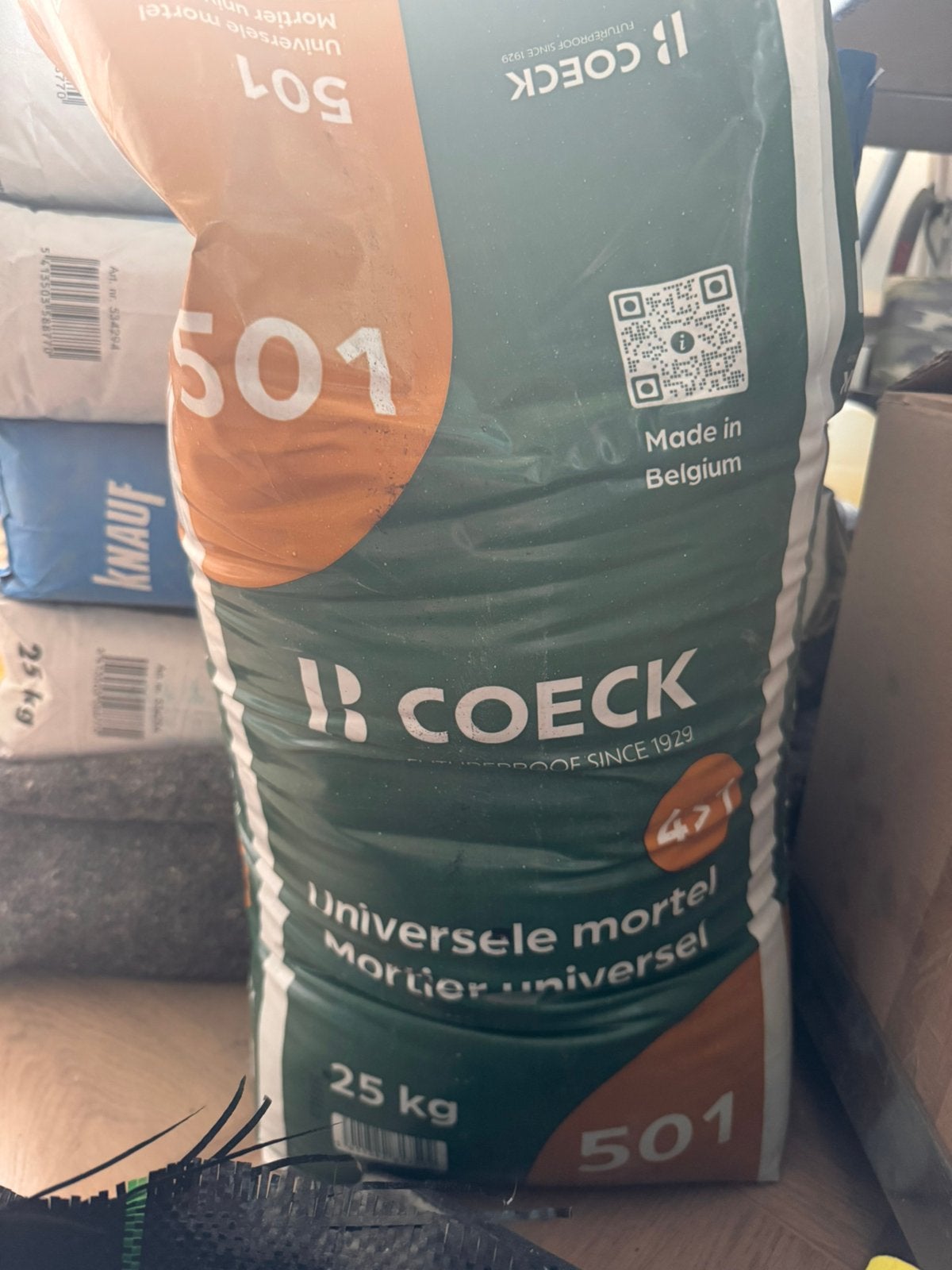 Coeck Universele 4 in 1 mortel 25 kg - 501, Ophalen, Nieuw