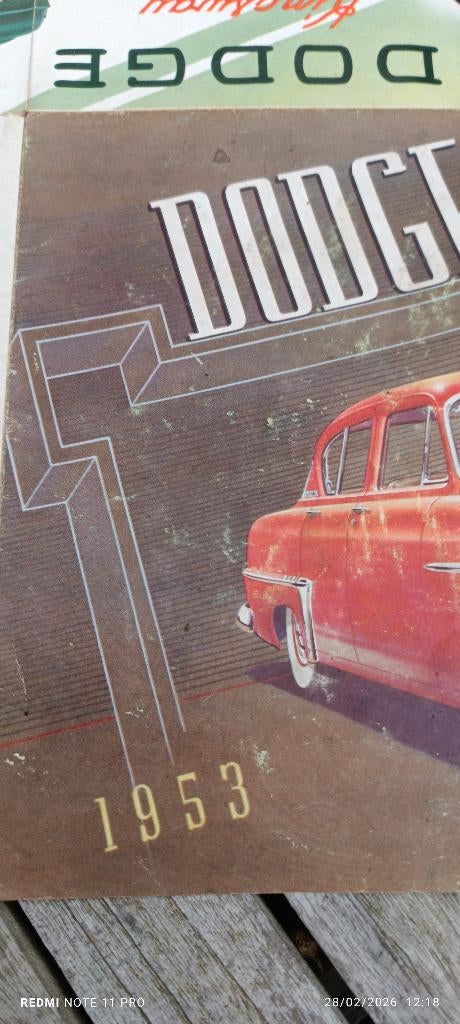 Publicité Dodge, Collections, Enlèvement ou Envoi, Utilisé, Autres types