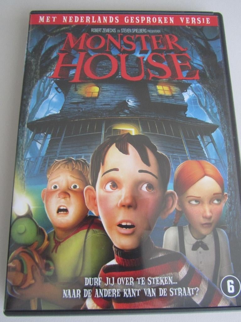 DVD MONSTER HOUSE, Gebruikt, Tekenfilm, Amerikaans, Ophalen of Verzenden