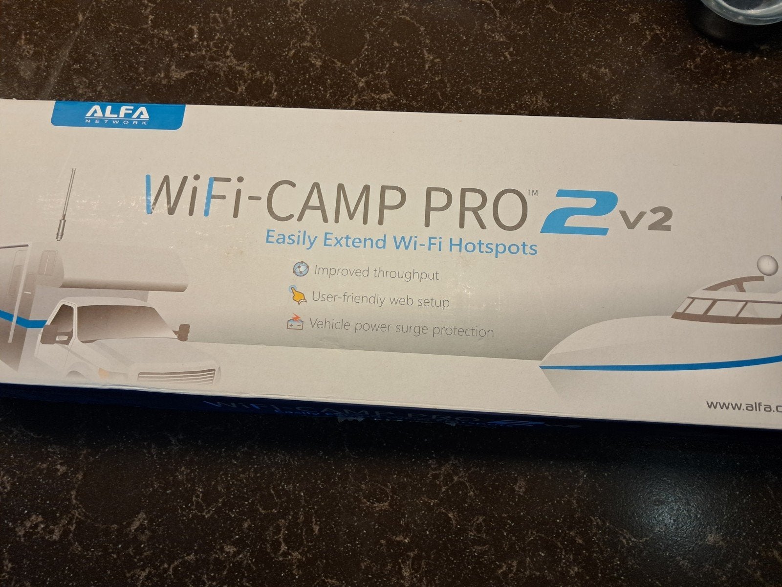 Wifi-camp pro 2v2, Computers en Software, WiFi-versterkers, Zo goed als nieuw, Ophalen