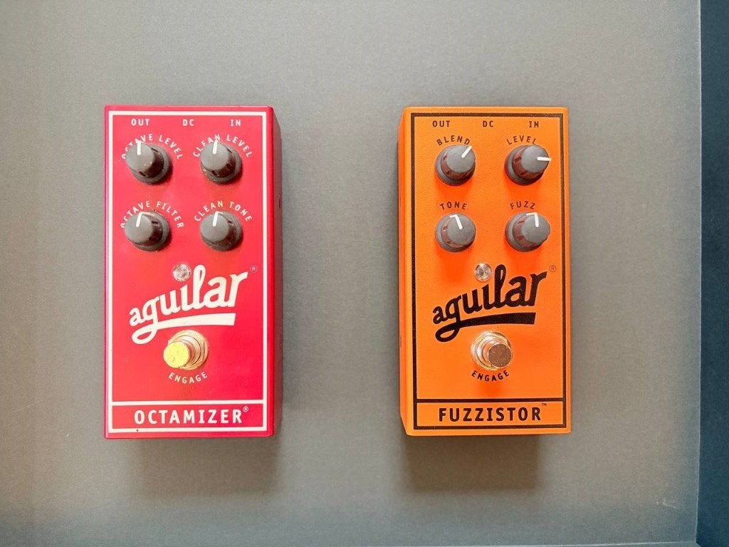 Aguilar Octamizer & Fuzzistor baspedalen, Muziek en Instrumenten, Verzenden, Zo goed als nieuw, Distortion, Overdrive of Fuzz