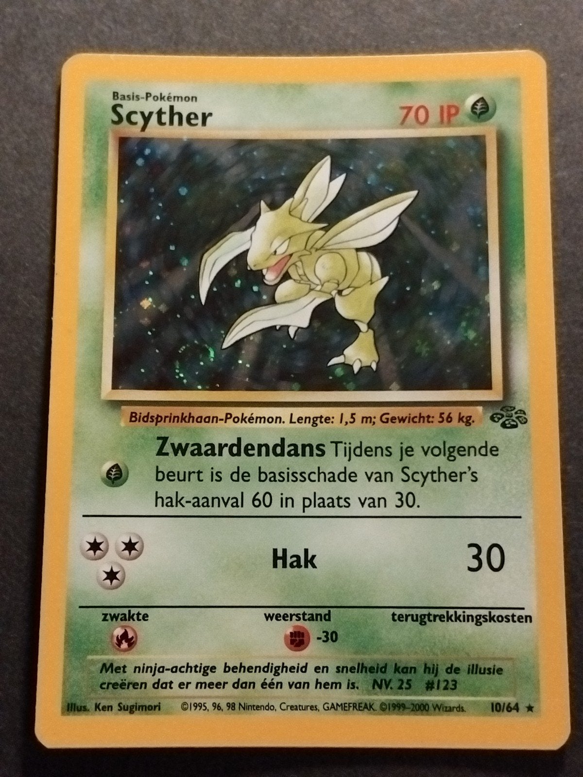 Scyther  10/64 NL Grade 10, Enlèvement ou Envoi, Neuf, Cartes en vrac